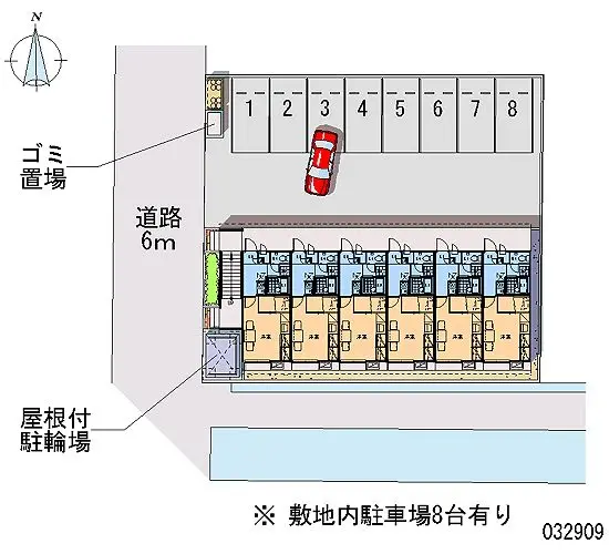 ★手数料０円★金沢市八日市２丁目　月極駐車場（LP）